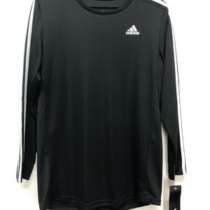 ADIDAS BOYS LONGSLEEVE TRAINING TEE SZ L(14-16)NWT